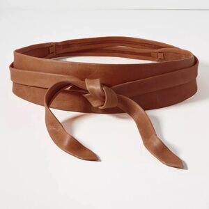 Ada Tan Leather Wrap Belt